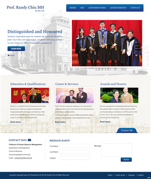 Wordpress Design by pb for this project | Design: #1384901