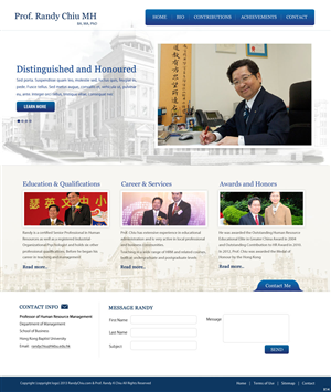 Wordpress Design by pb for this project | Design: #1384902