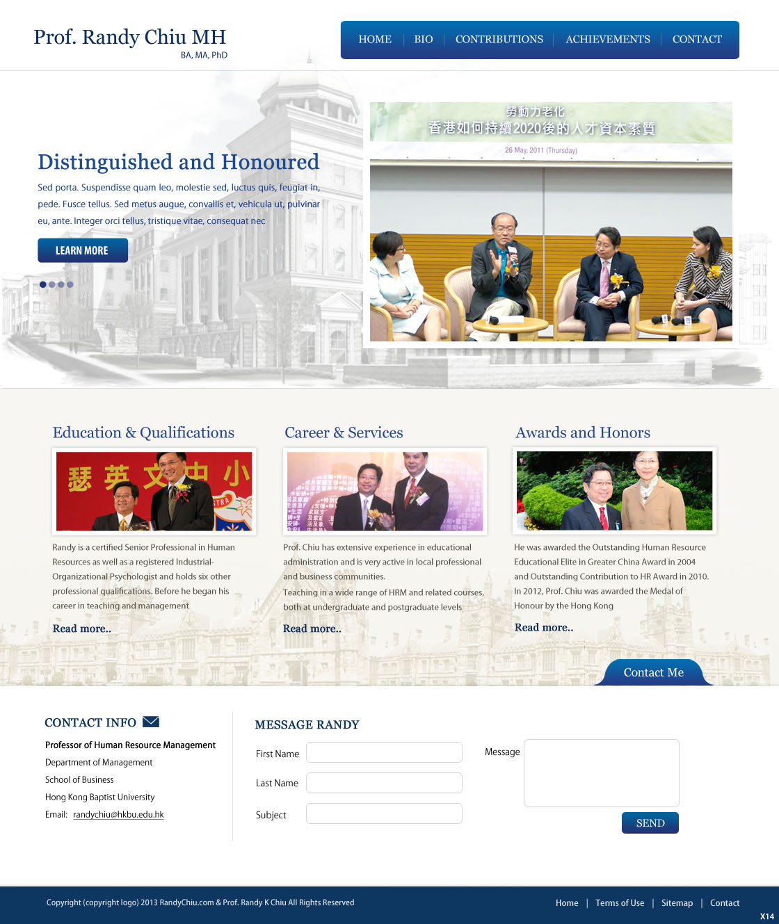 Wordpress Design by pb for this project | Design #1384903
