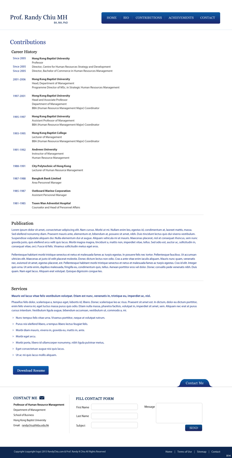 Wordpress Design by pb for this project | Design #1388681