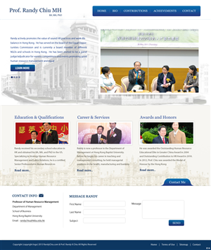 Wordpress Design by pb for this project | Design: #1393836