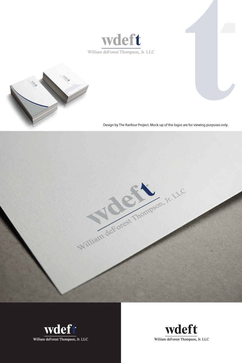 Design de Logo par The RANFOUR Project pour William deForest Thompson, Jr. | Design #4655826