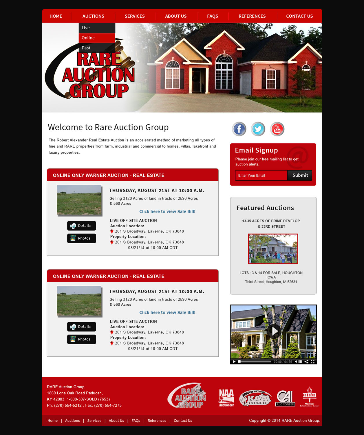 Wordpress Design by Creative X Designs for AuctionServices.com, Inc. | Design #4644184