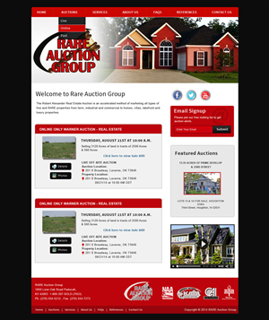 Wordpress Design by Creative X Designs for AuctionServices.com, Inc. | Design: #4644184