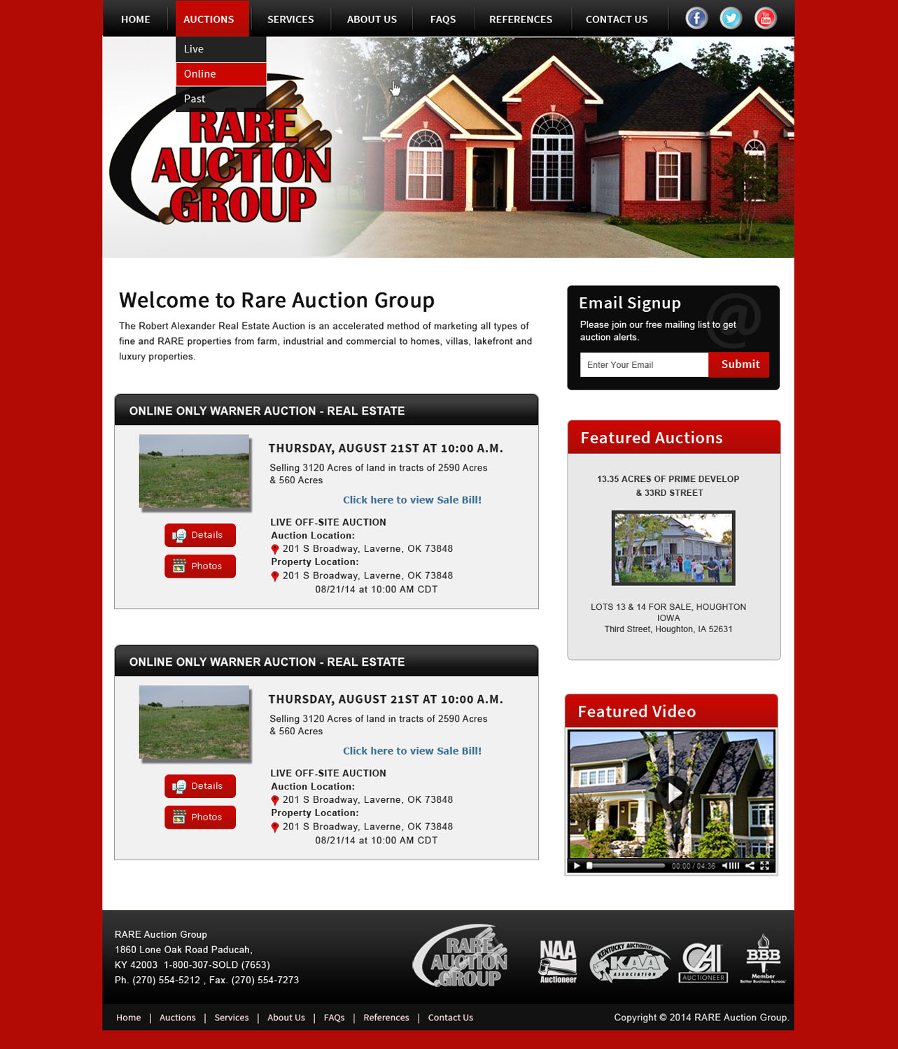 Wordpress Design by Creative X Designs for AuctionServices.com, Inc. | Design #4650199