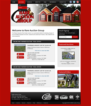 Wordpress Design by Creative X Designs for AuctionServices.com, Inc. | Design: #4650199