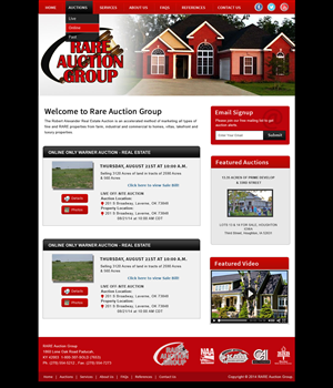 Wordpress Design by Creative X Designs for AuctionServices.com, Inc. | Design: #4650203