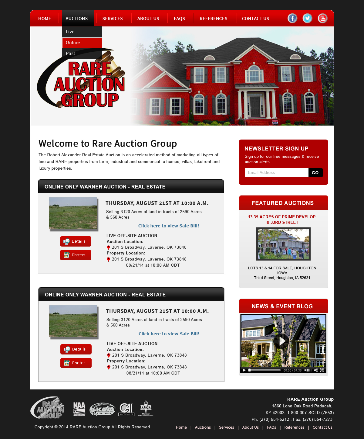 Wordpress Design by Creative X Designs for AuctionServices.com, Inc. | Design #4650309