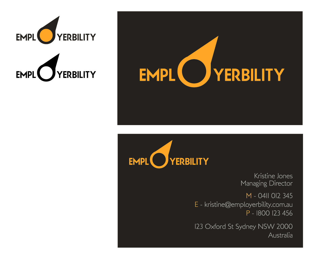 Business Card Design by Logo Design Guru for Employerbility | Design #6973