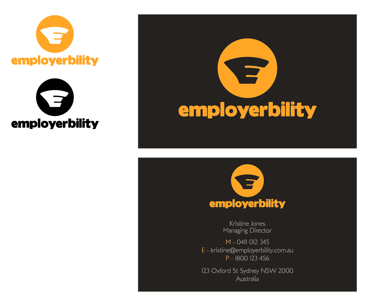 Business Card Design by Logo Design Guru for Employerbility | Design #7034