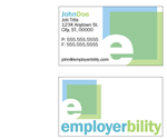 Business Card Design by NiteOwl Designs for Employerbility | Design: #6386