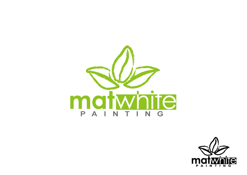 Logo Design by faguns for Mat white painting | Design #219412