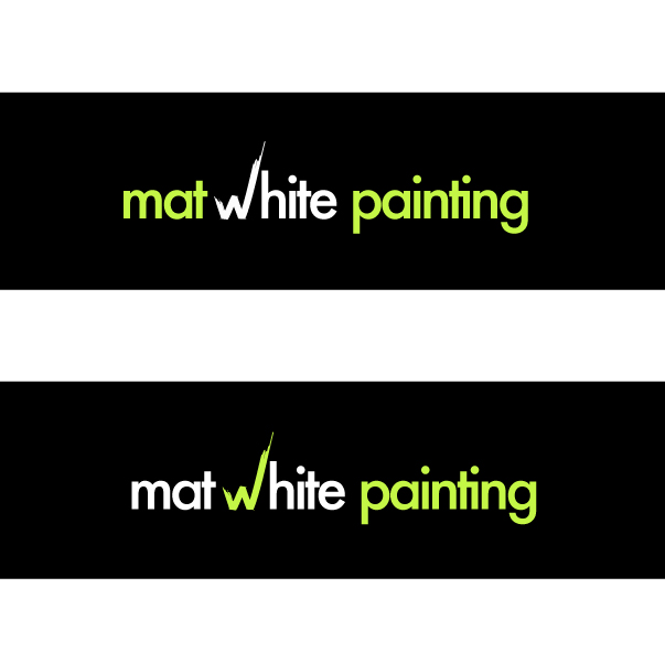 Diseño de Logo por Hiccups Design para Mat white painting | Diseño #211432