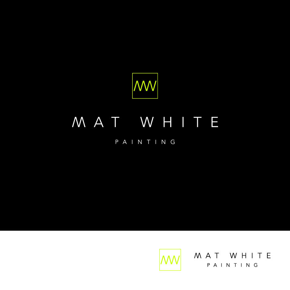 Logo Design by gvb design communications for Mat white painting | Design #219362