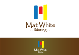 Logo Design by Jacek Lachowicz for Mat white painting | Design #217567