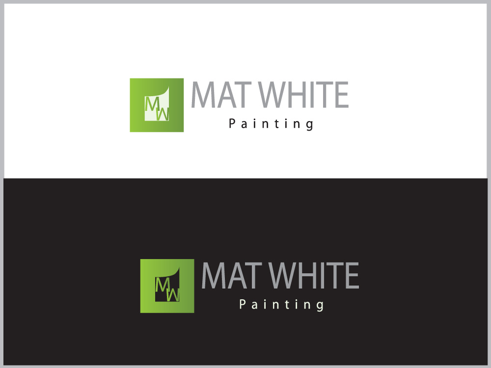 Logo Design by T2Dezign for Mat white painting | Design #217274
