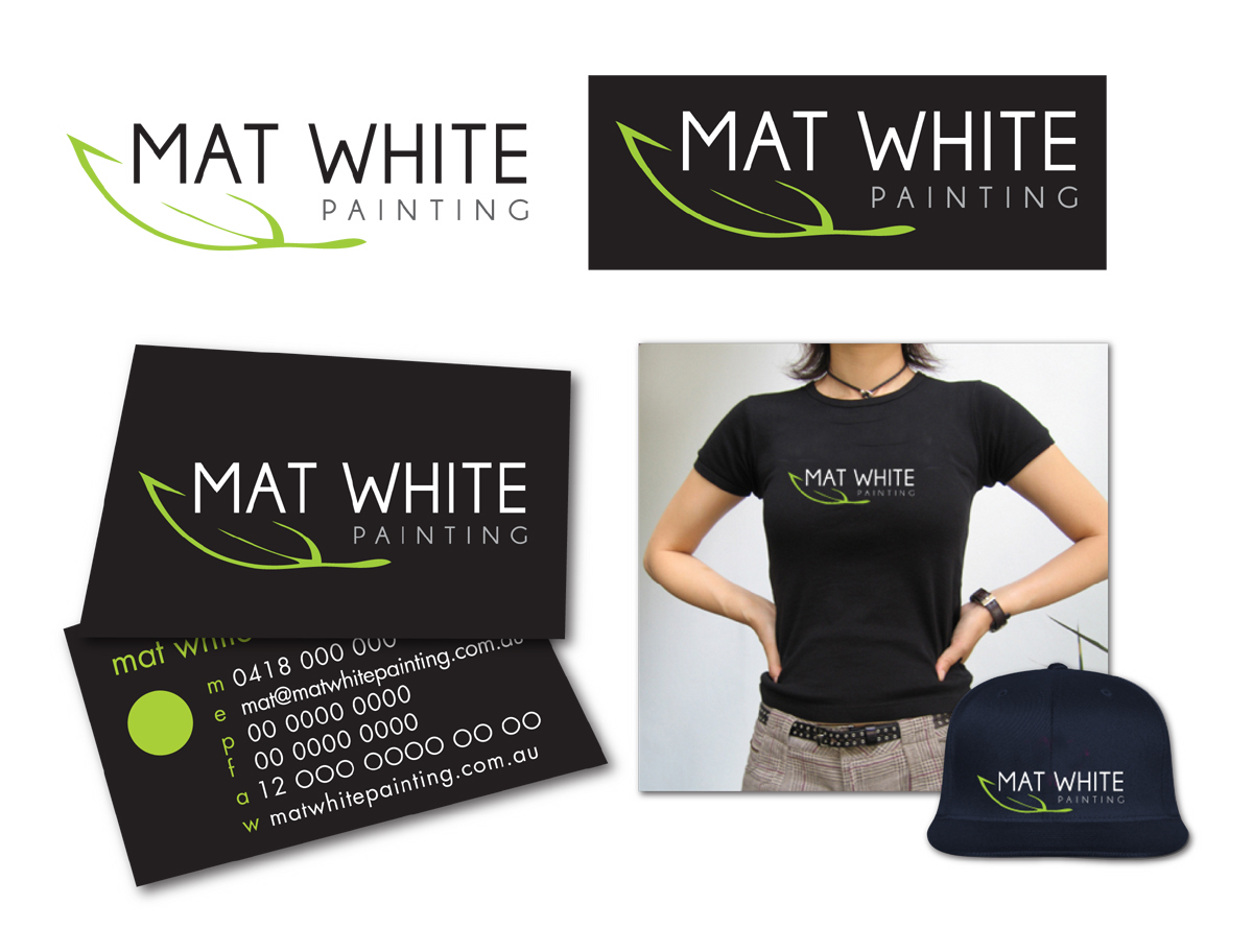 Logo-Design von Halfull Media für Mat white painting | Design #216628