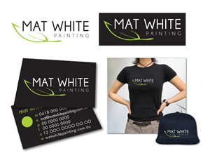 Diseño de Logo por Halfull Media para Mat white painting | Diseño: #216628