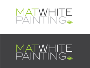 Logo Design by Andysign for Mat white painting | Design #220794