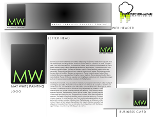 Logo-Design von CutCorner Creatives für Mat white painting | Design: #212462