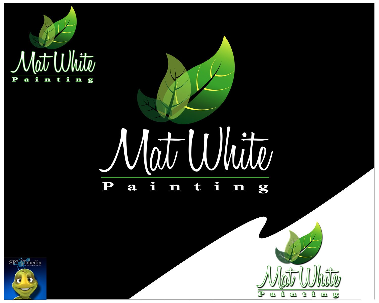 Logo Design by SPLATmedia for Mat white painting | Design #219029