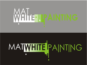 Logo Design by Viktoria for Mat white painting | Design: #220643