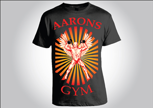 T-shirt Design by pb for aarons gym magherafelt | Design: #1313195