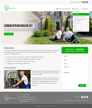 Web Design by Pixeleas for this project | Design: #4634016