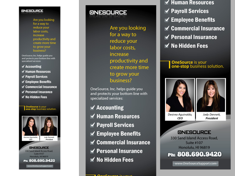 Diseño Publicitario por Jozbel para OneSource, Inc. | Diseño #1311983
