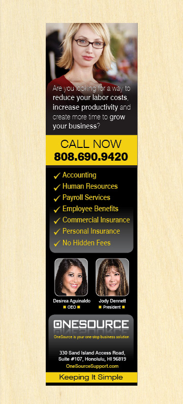 Advertisement Design by rkailas for OneSource, Inc. | Design #1323611