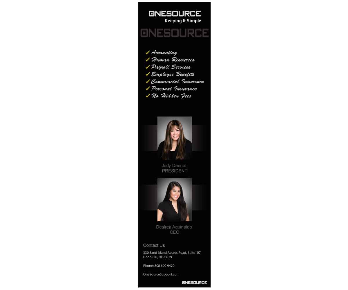 Design Publicitaire par Camaleón Video Branding pour OneSource, Inc. | Design #1320415