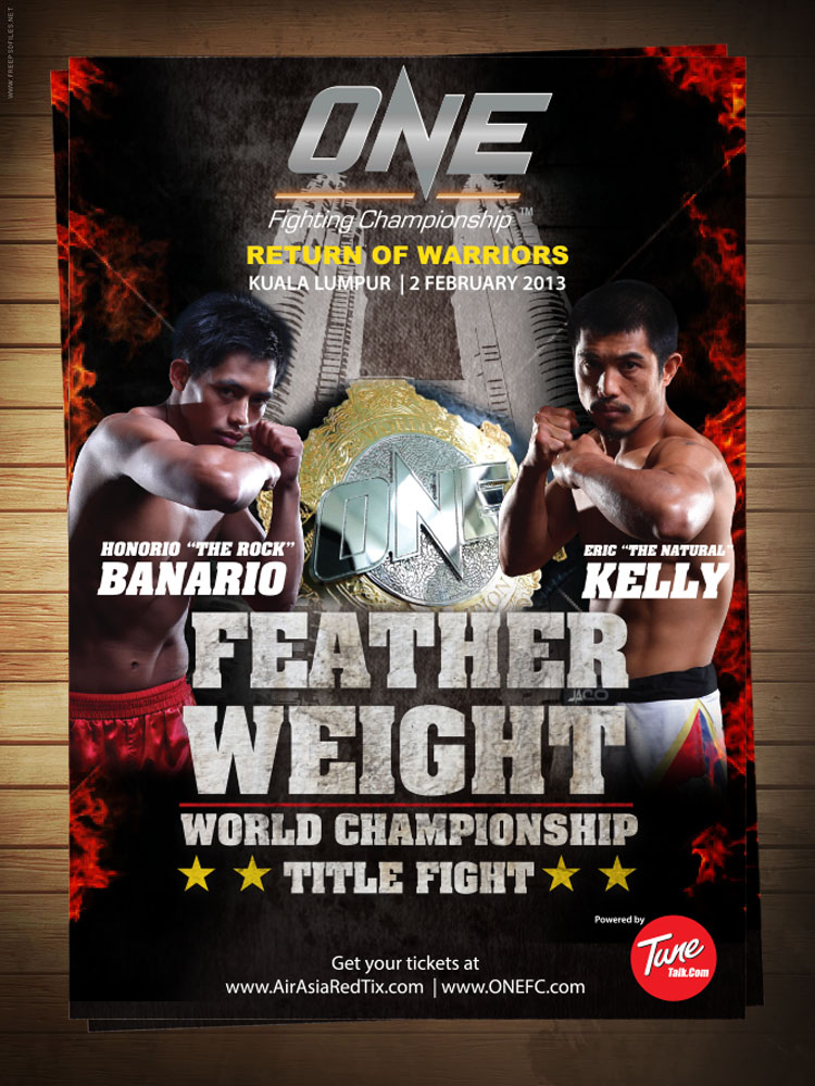Poster Design by Priyo Subarkah for ONE Fighting Championship | Design #1312610