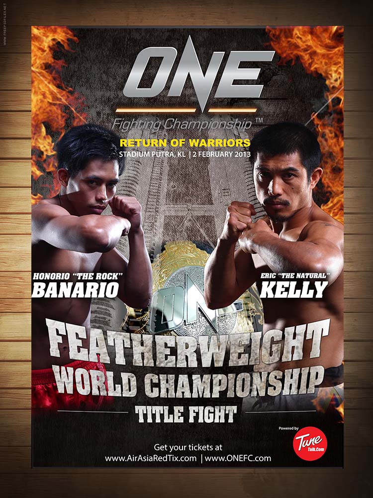 Poster Design by Priyo Subarkah for ONE Fighting Championship | Design #1314733