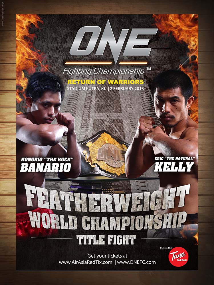 Poster Design by Priyo Subarkah for ONE Fighting Championship | Design #1315551