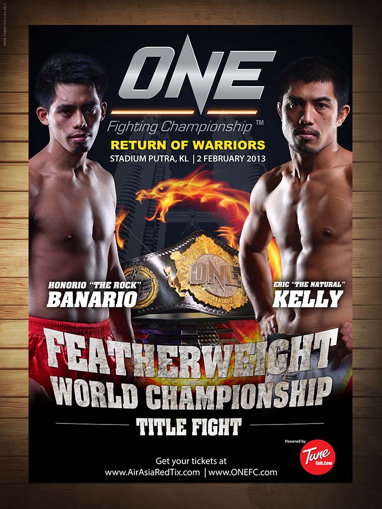 Poster Design by Priyo Subarkah for ONE Fighting Championship | Design #1315631