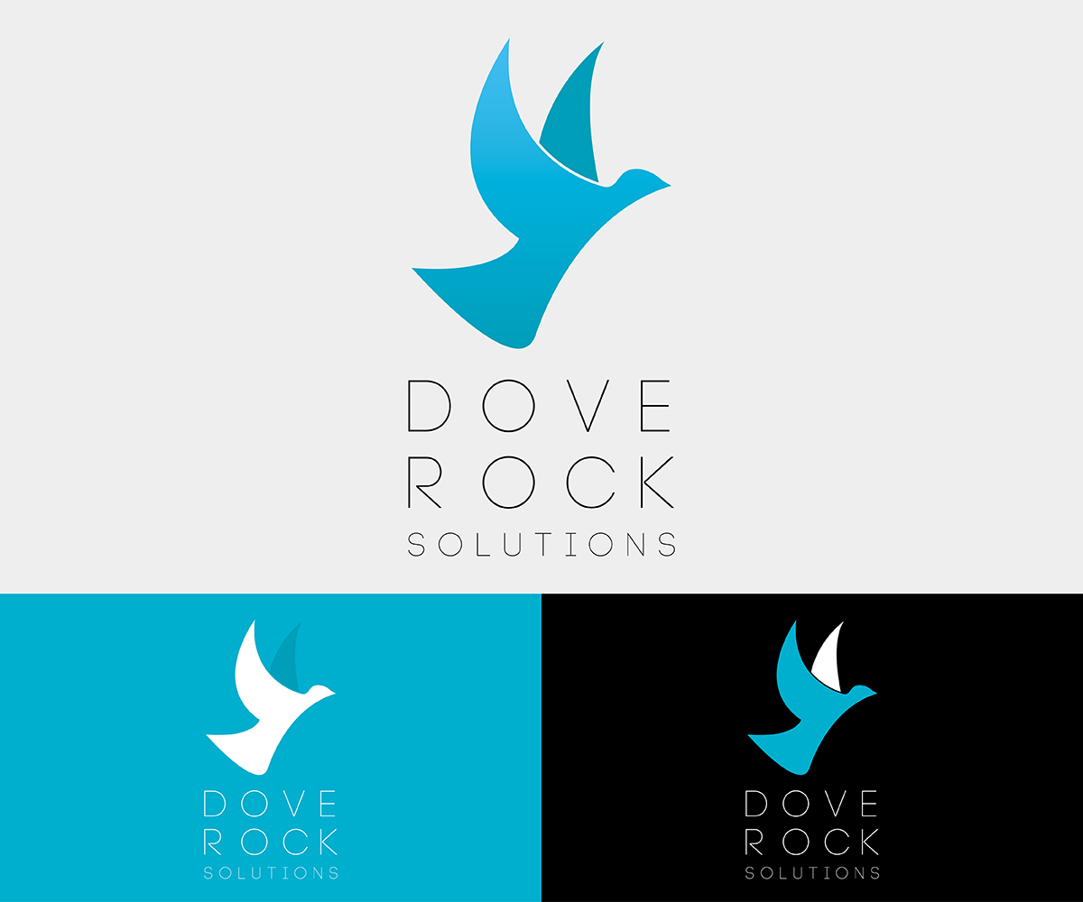 Logo Design by NDS for RockDove Solutions | Design #4642629