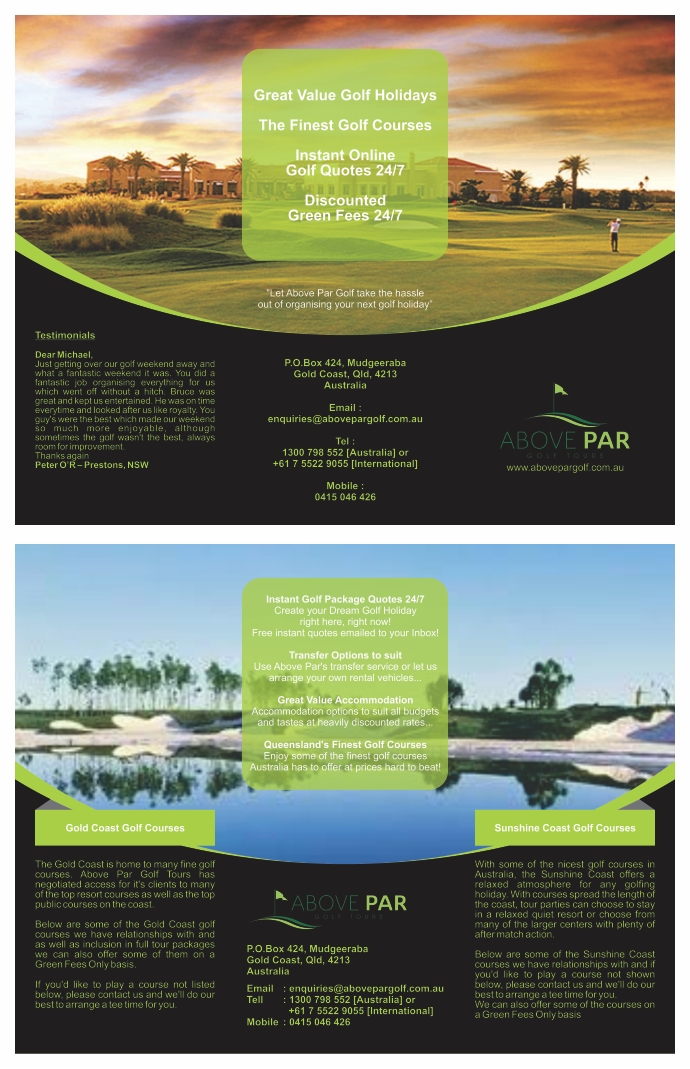 Brochure Design by barinix for this project | Design #1344936
