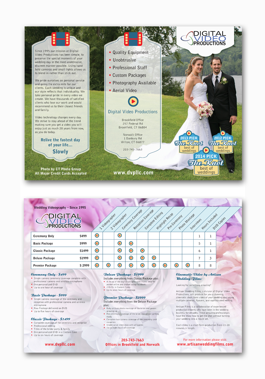 Diseño de Brochure por The Freelance Designer para DVP LLC | Diseño #4648144