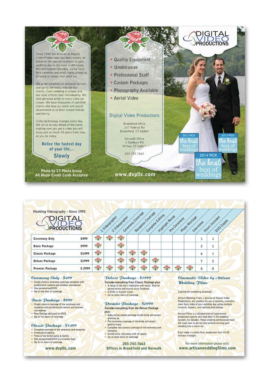 Diseño de Brochure por The Freelance Designer para DVP LLC | Diseño #4667335