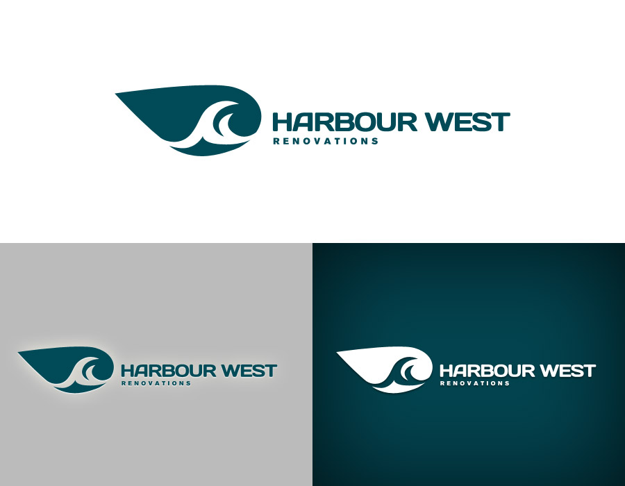Logo Design by SMST Designs for Harbour West Renovations | Design: #444839