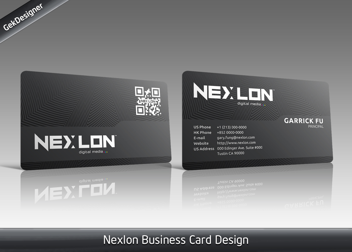 Visitenkarten-Design von gekgrfx für dieses Projekt | Design #1324928