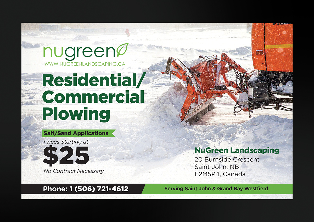 bold playful landscaping advertisement design for a company by landscaping advertisement