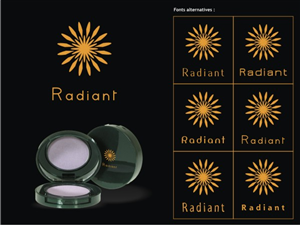 Diseño de Logo por Cut and Glue para Radiant Cosmetics | Diseño: #217781