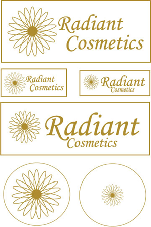 Diseño de Logo por Fayecita para Radiant Cosmetics | Diseño: #215892