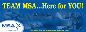TEAM MSA    Here for YOU! | Banner Ad Design by NILDesigns