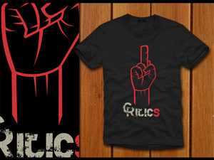 T-shirt Design by denuj for Critics Clothing ltd | Design #1318260