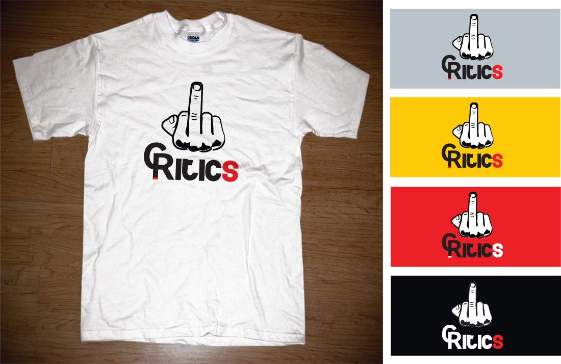T-shirt Design by MNM for Critics Clothing ltd | Design #1315498
