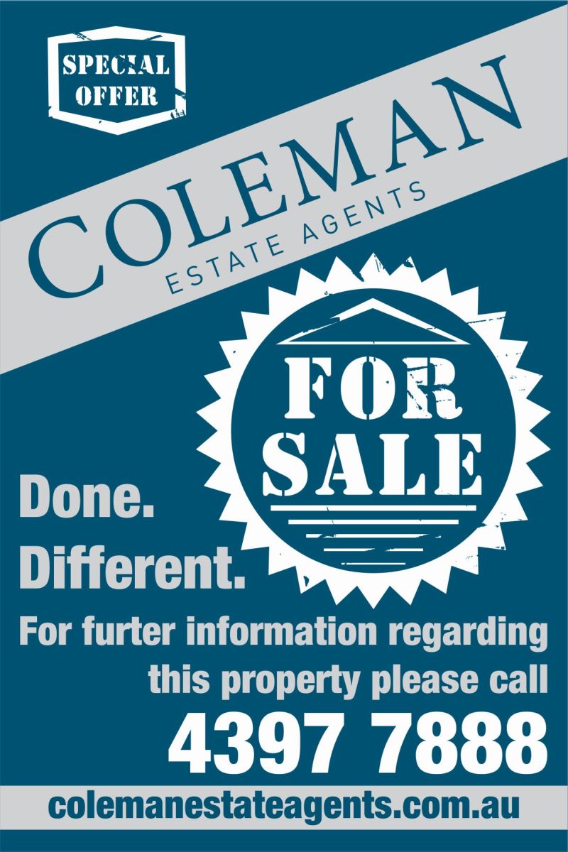 Signage Design by MEDIAImpact for Coleman Estate Agents | Design #4636355