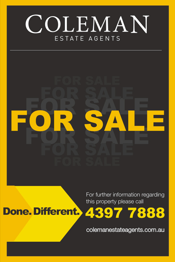 Signage Design by SUNEEEEEL for Coleman Estate Agents | Design #4649466