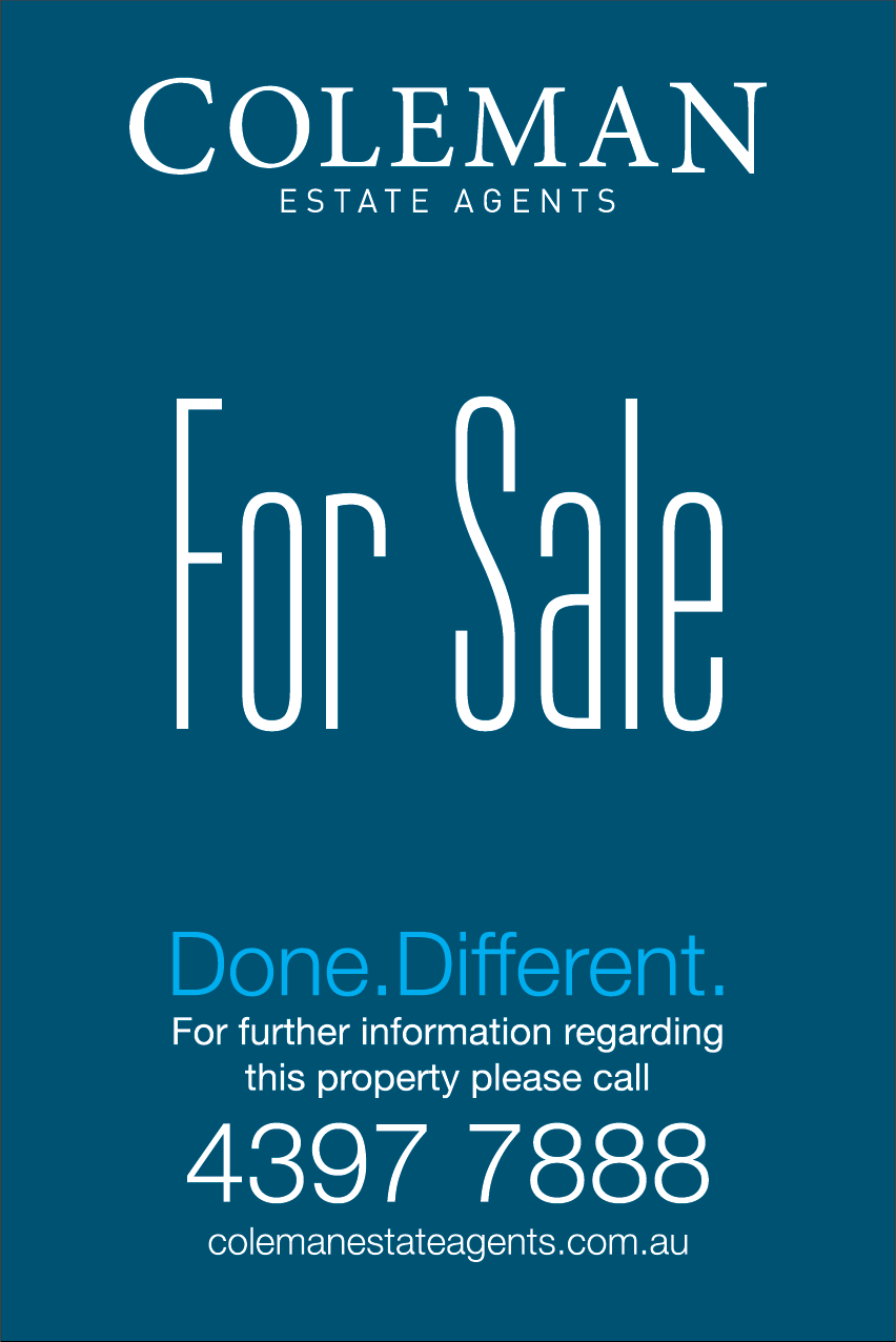 Signage Design by dotnot for Coleman Estate Agents | Design #4631464